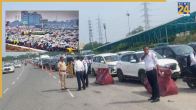 Delhi-Gurugram Traffic,Sarhaul Border Traffic Plan, Delhi Traffic Police Initiative,Traffic Jam Solution, NH-48 Traffic Management, Ambience Mall Traffic Congestion, Lane Diversion Trial, Flyover and Underpass Traffic, Peak Hour Traffic Relief, Temporary Lane Setup