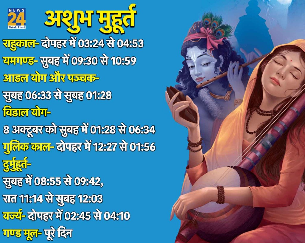 7 October Ashubh Muhurat