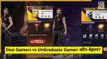Free Fire MAX Stats Comparison