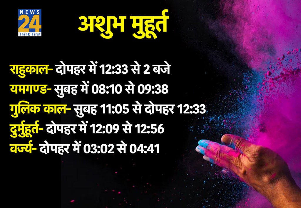 4 March 2026 Ka Ashubh Muhurat