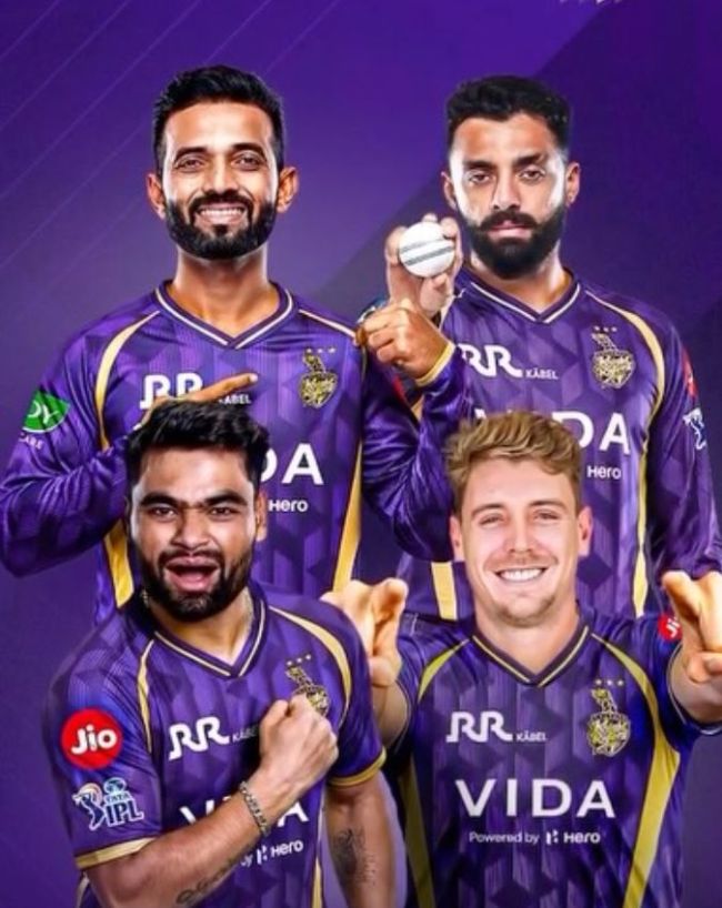 KKR की जर्सी में क्या है डिटेलिंग?