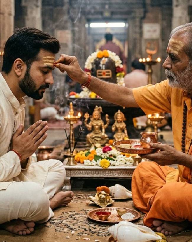 तिलक लगाने का सही तरीका