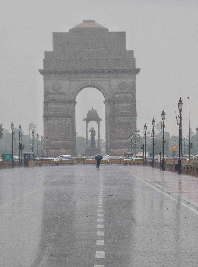 दिल्ली में इस हफ्ते बारिश होने का अलर्ट