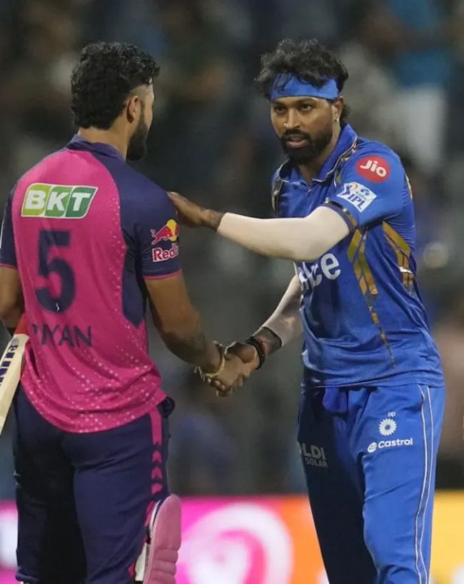 MI vs RR, हेड टू हेड रिकॉर्ड