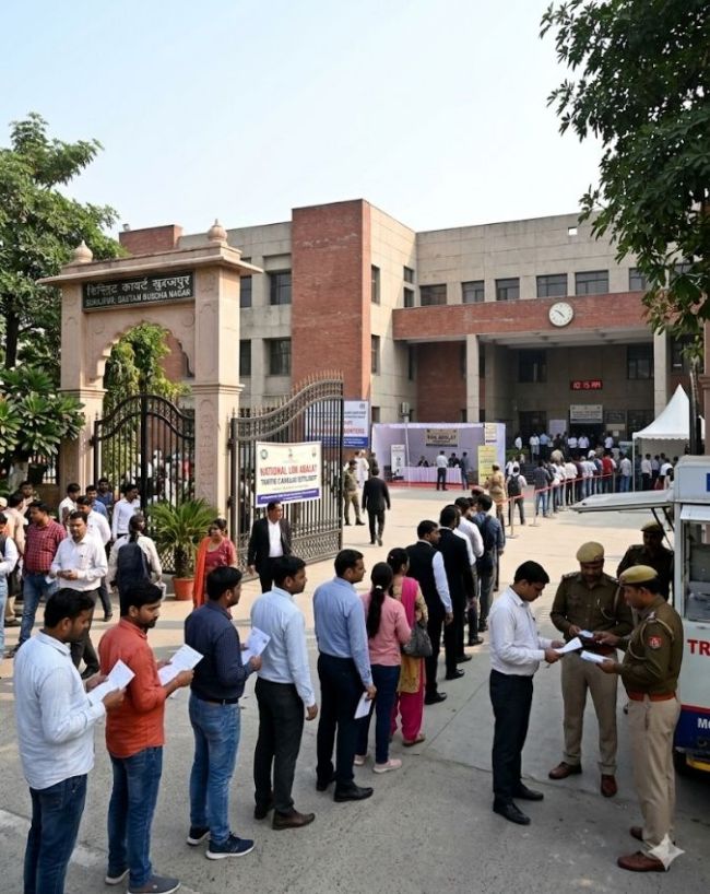 कहां और कितने बजे लगेगी लोक अदालत?