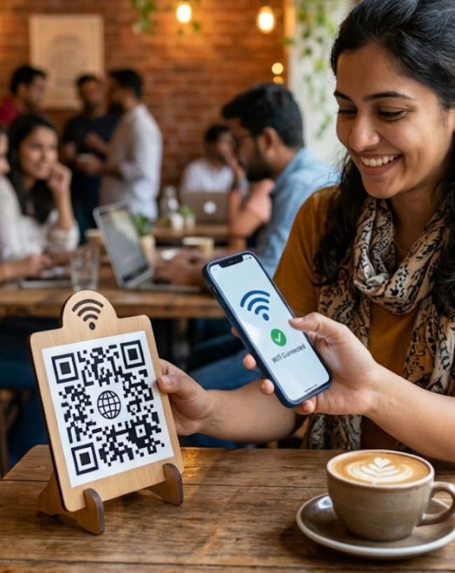QR कोड स्कैन करते ही मिलेगा इंटरनेट