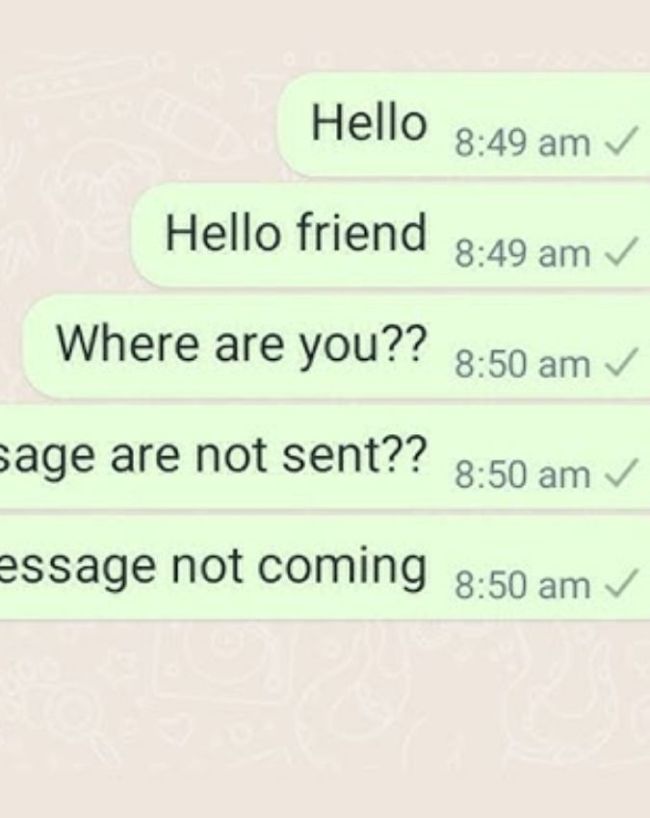 मैसेज पर सिर्फ एक टिक दिखना