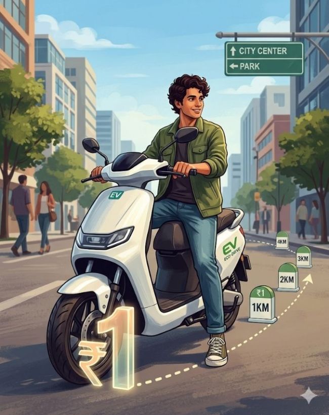 1 रुपये में करीब 4Km चल सकता है EV