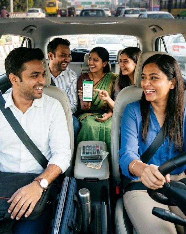 कारपूलिंग में खर्च बंटने से बढ़ती है बचत