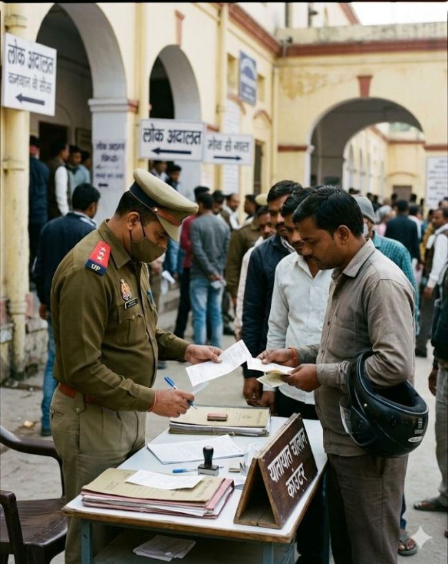 सिर्फ यूपी पुलिस के चालान होंगे मान्य
