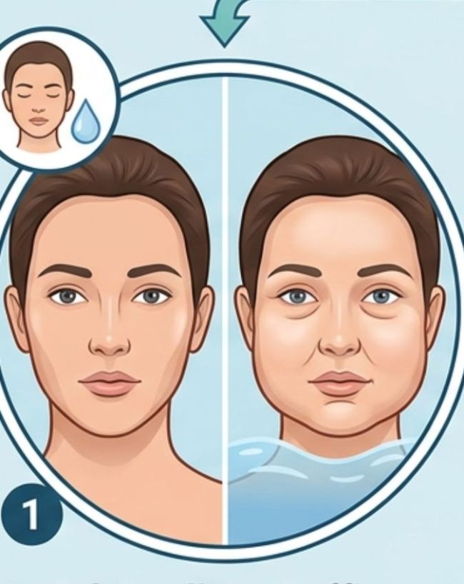चेहरे पर सूजन 