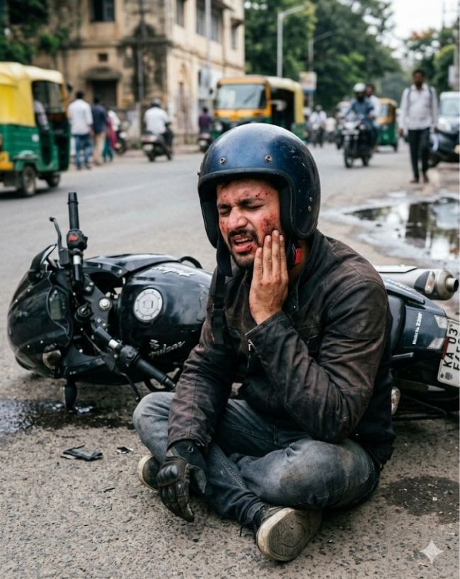हाफ हेलमेट की सबसे बड़ी कमी
