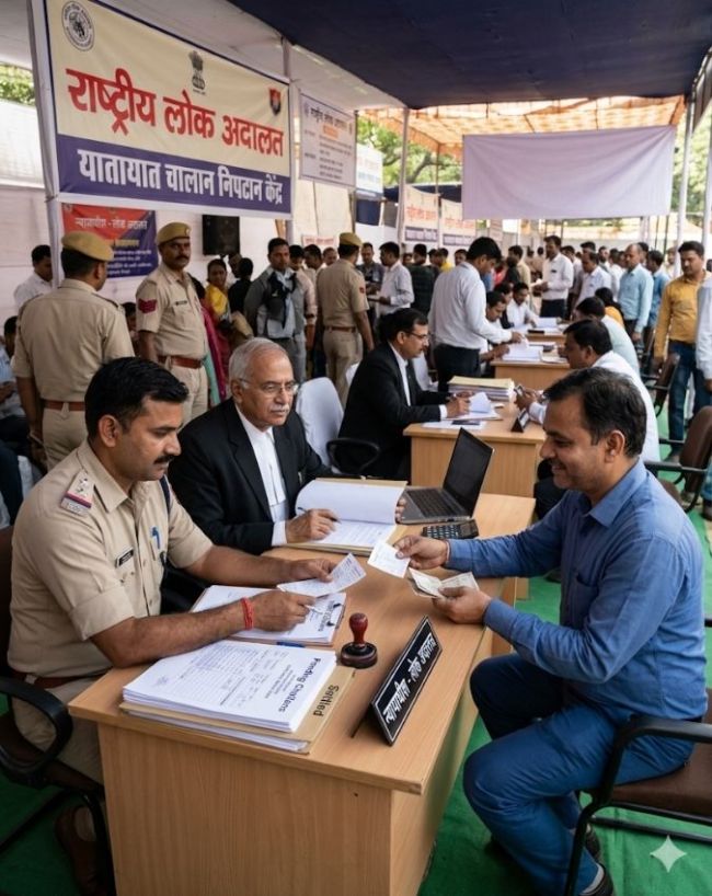 चालान सेटल करने की पूरी प्रक्रिया