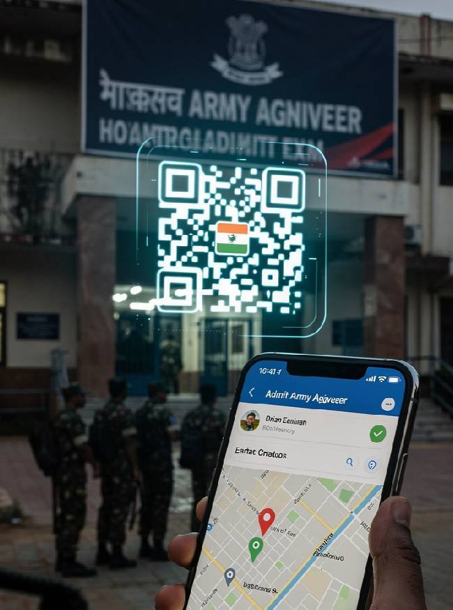 एडमिट कार्ड में क्यूआर कोड मिलेगा