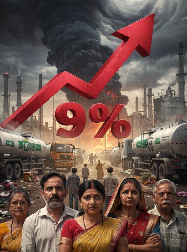 थोक महंगाई 9 प्रतिशत तक पहुंच सकती