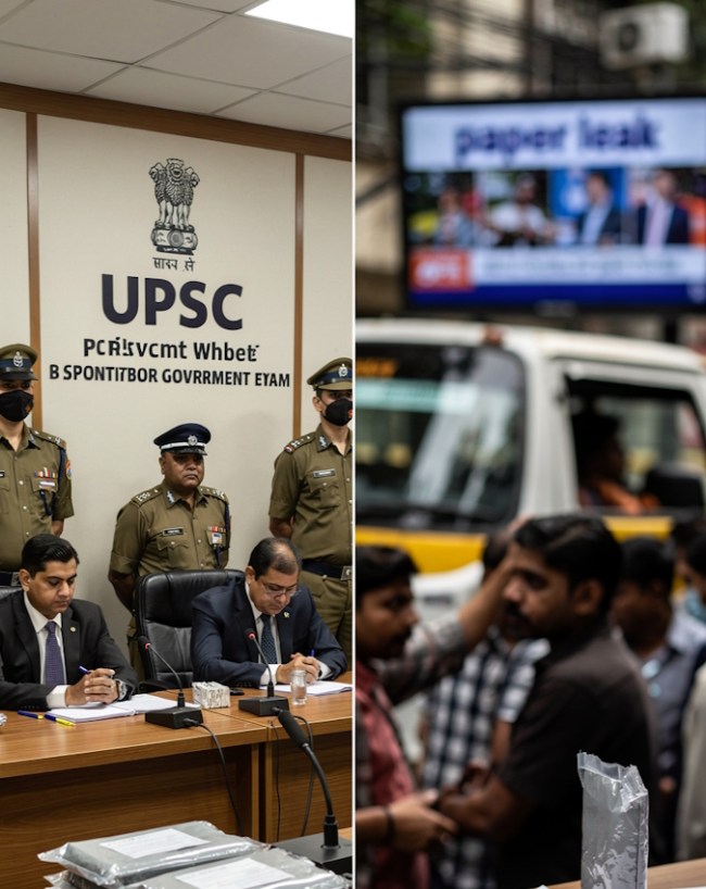 UPSC के पेपर की छपाई