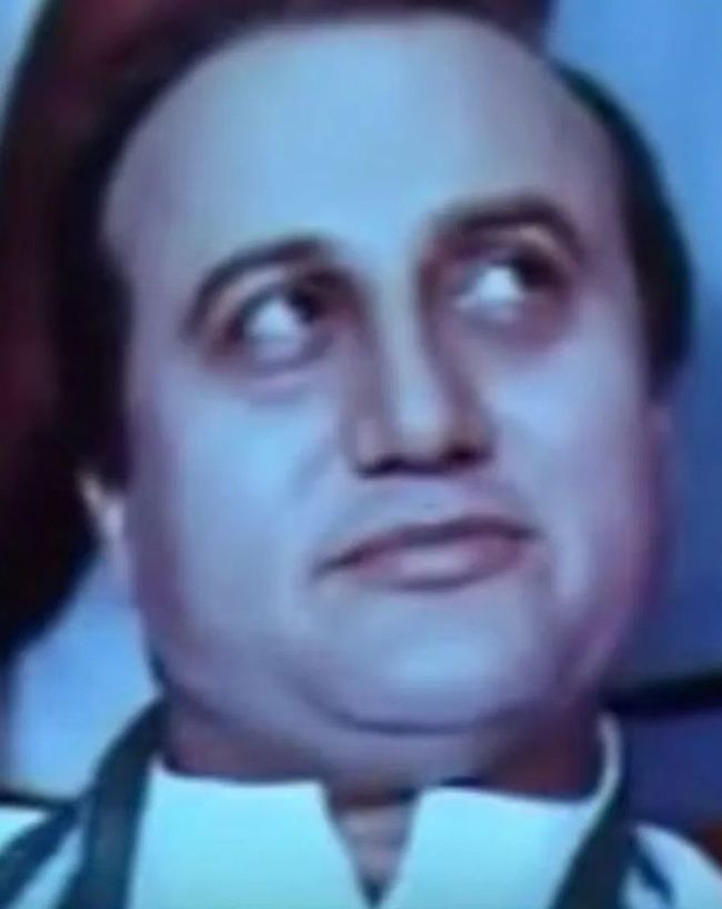 पूर्व प्रधानमंत्री राजीव गांधी का निभाया किरदार