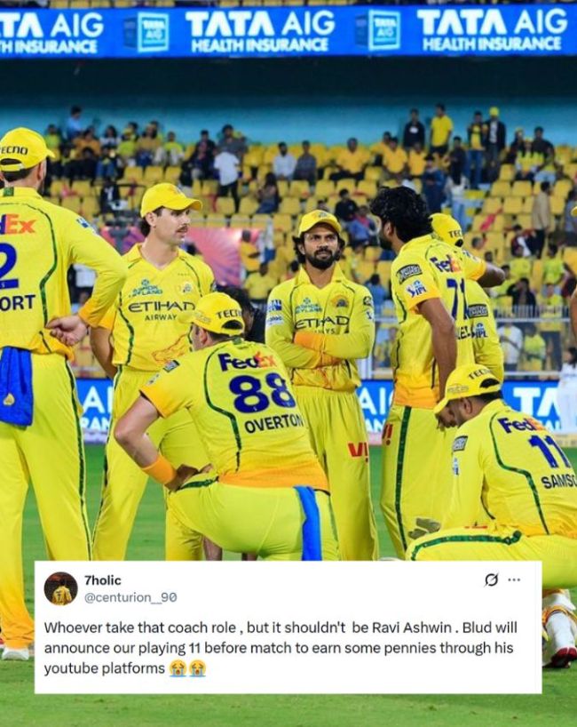 CSK के बाहर होने के बाद कोच बदलने की उठ रही मांग