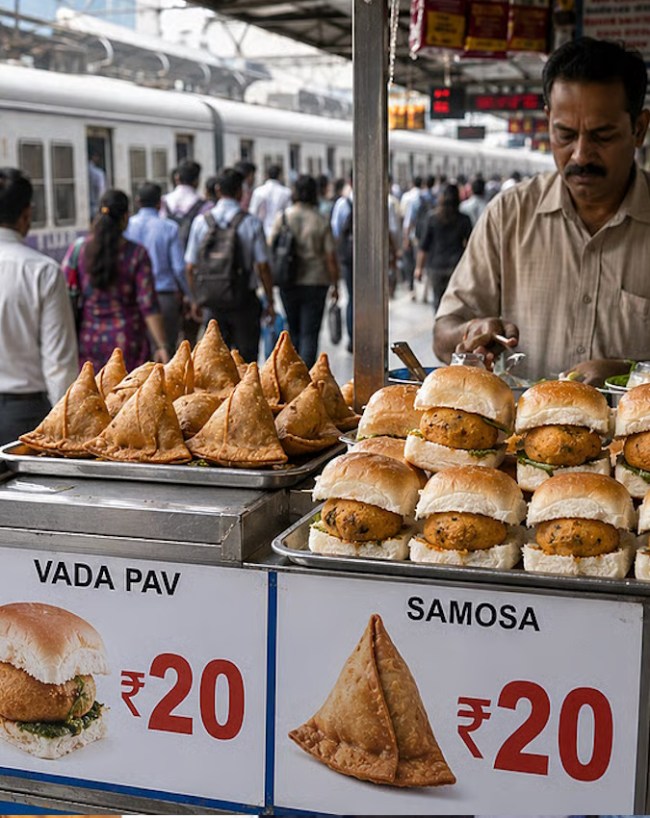 वेज समोसा और पाव भाजी के भी दाम बढ़े