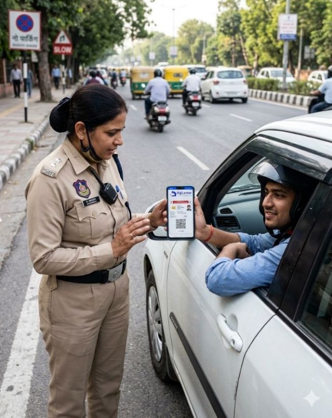  क्या DigiLocker में रखा DL वैध माना जाता है?