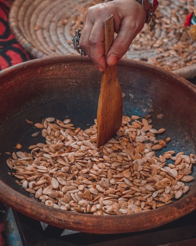 भुनें कद्दू के बीज 