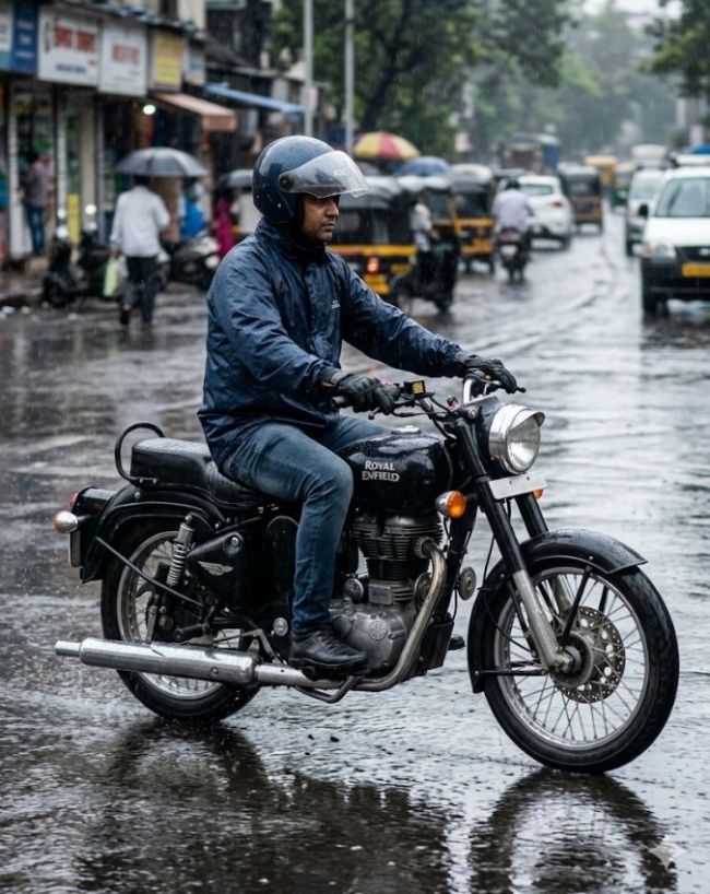 बारिश में ब्रेकिंग के दौरान कितना दबाव देना चाहिए?