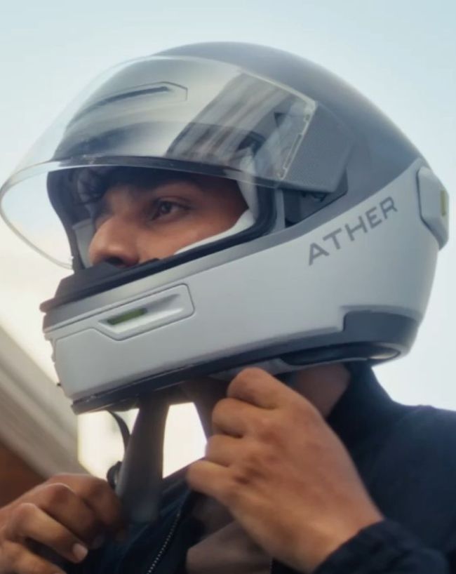 Ather Halo हेलमेट के साथ मिलेगा सपोर्ट