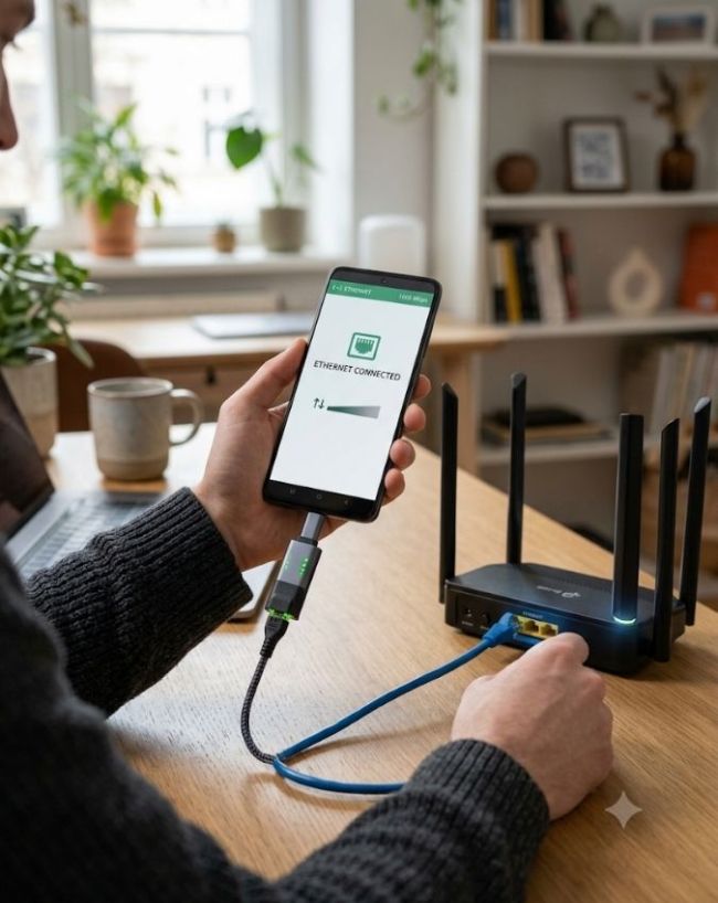 Ethernet से पाएं ज्यादा स्थिर इंटरनेट