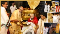 Anant Ambani Donates Hair at Tirupati
