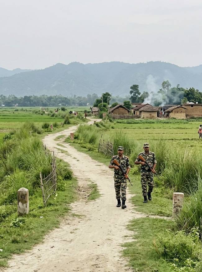 भारत-नेपाल का 38KM लंबा बॉर्डर