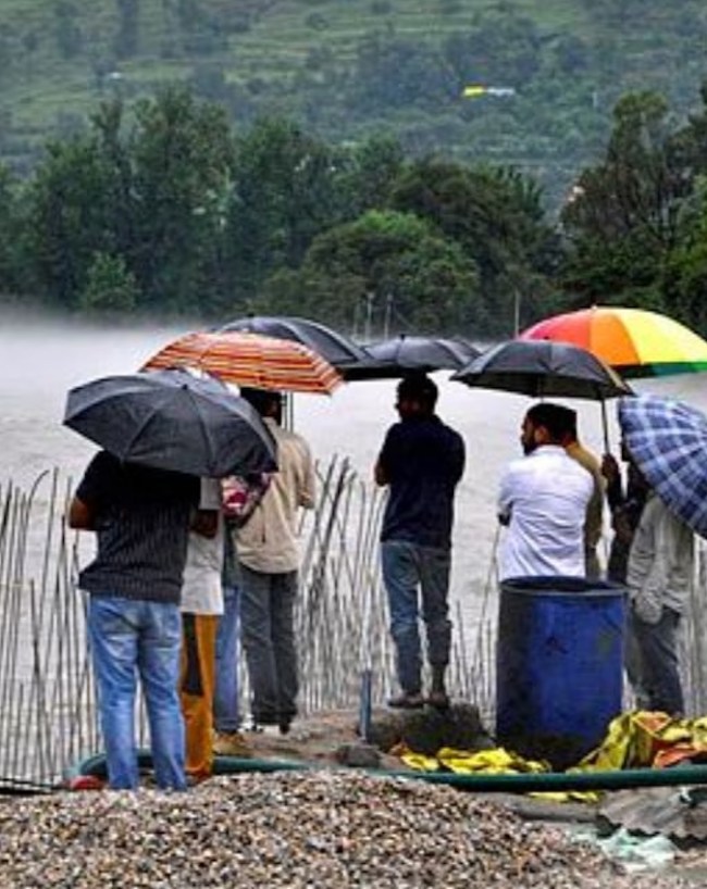 उत्तराखंड और हिमाचल में बारिश