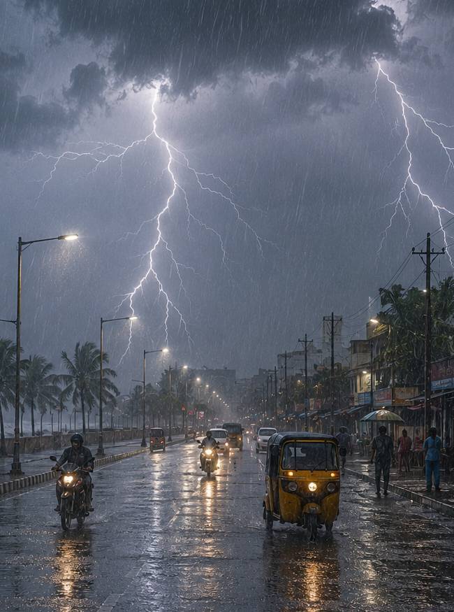अगले सात दिनों तक बहुत भारी बारिश