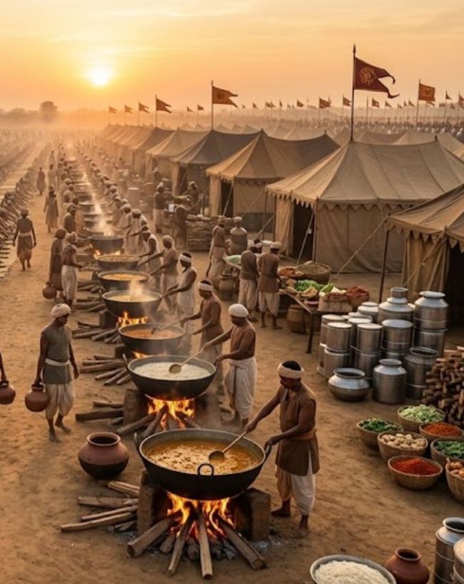 योद्धाओं के लिए भोजन