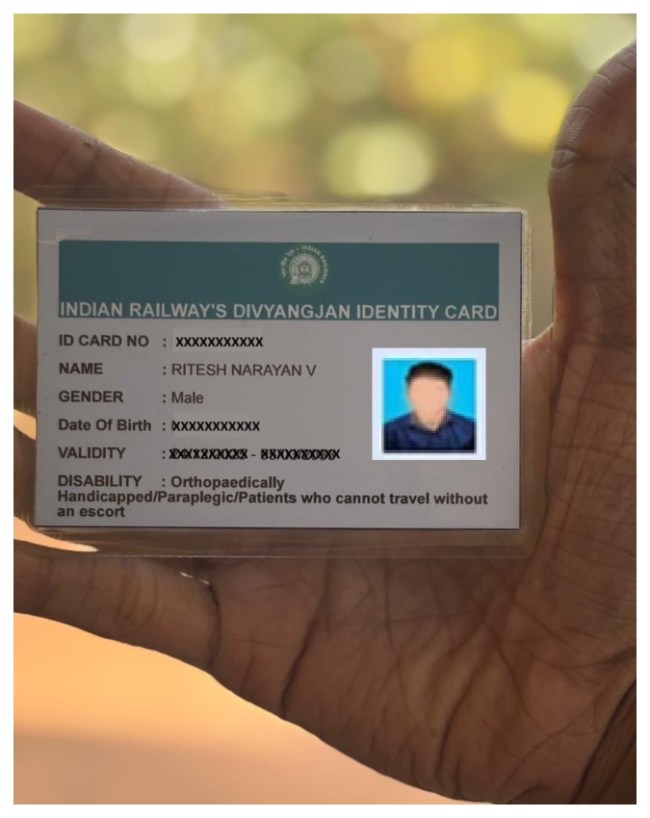 दिव्यांगजन कन्सेशन कार्ड है जरूरी, काउंटर और ऑनलाइन दोनों जगह करेगा काम