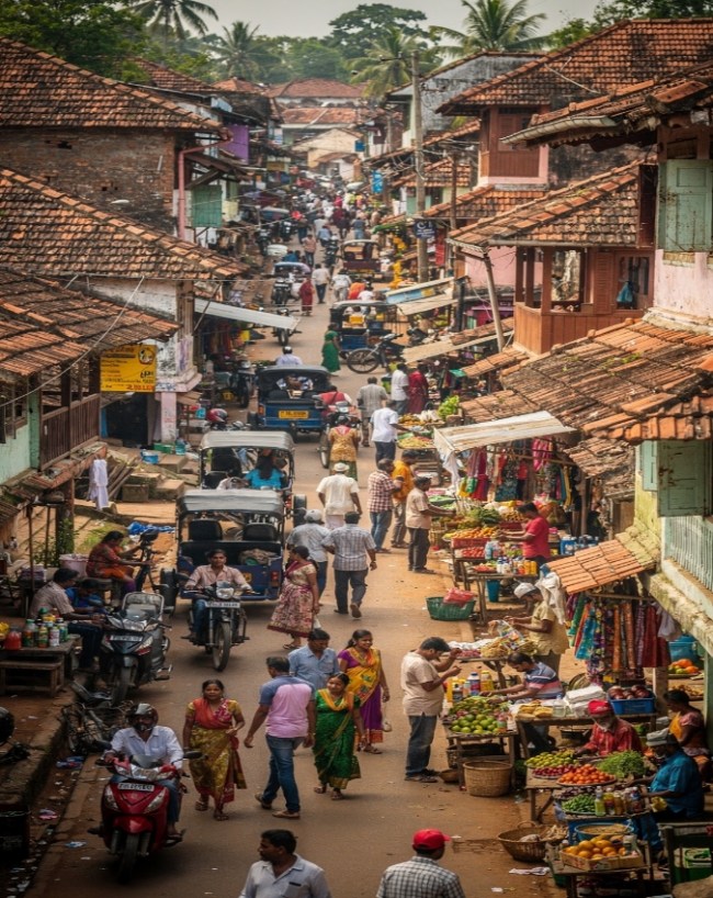 केरल की घनी आबादी 