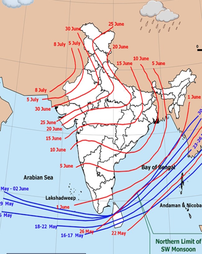 बिहार-झारखंड में 6 जून तक बारिश