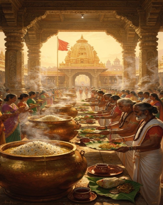 कभी कम नहीं पड़ता प्रसाद