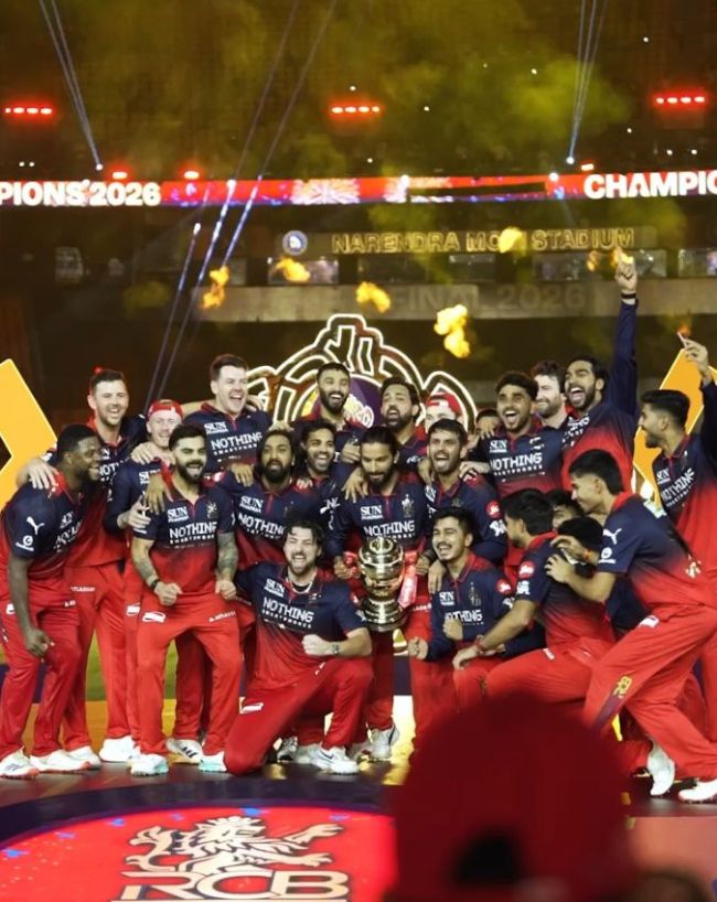 RCB ने GT को फाइनल में 5 विकेट से हराया