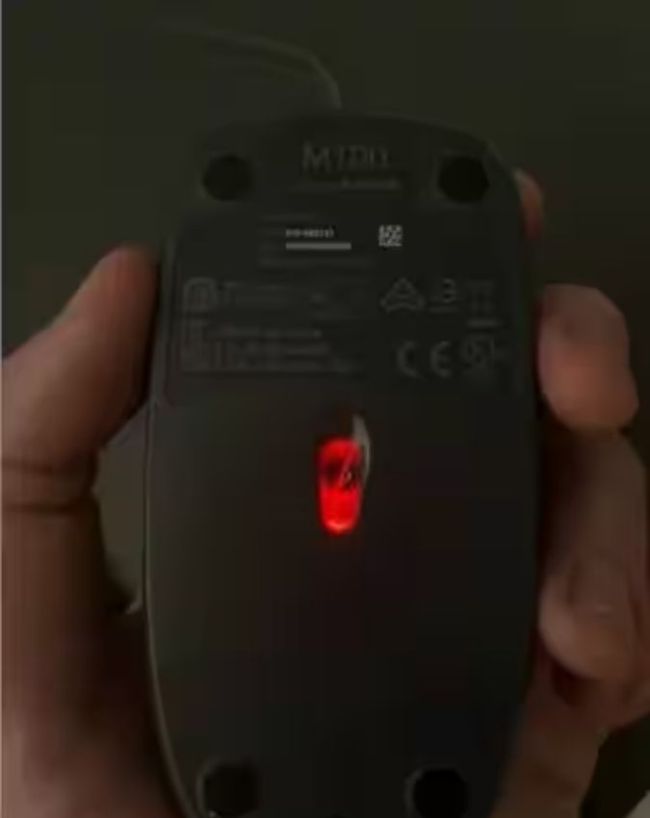 लाल LED का इस्तेमाल क्यों किया गया?