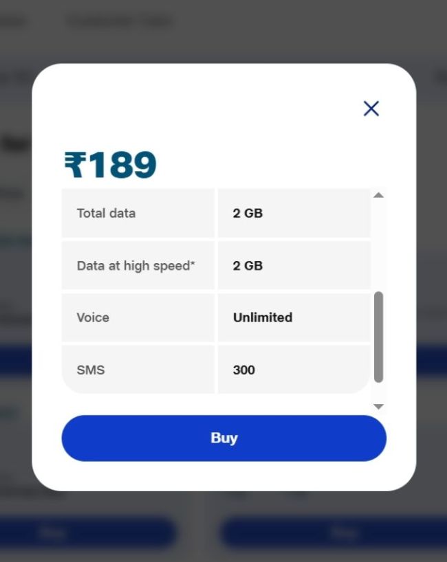  28 दिन की वैलिडिटी के साथ कॉलिंग और SMS