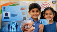 Blue Aadhaar Card