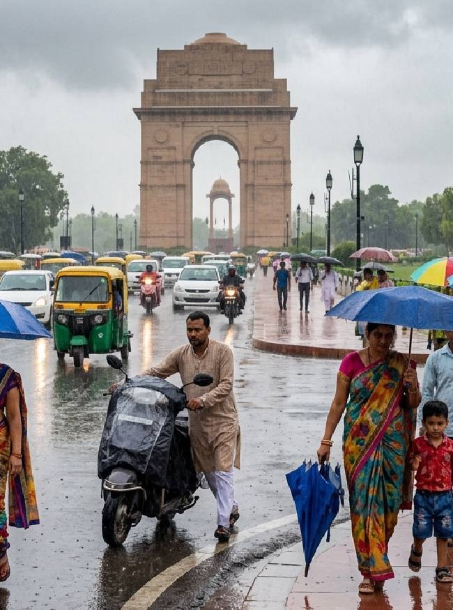 दिल्ली में इस हफ्ते बारिश का अलर्ट