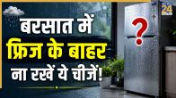 Foods to keep in fridge in monsoon