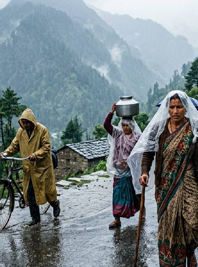 उत्तराखंड और मध्य प्रदेश में आज बरसेंगे बादल