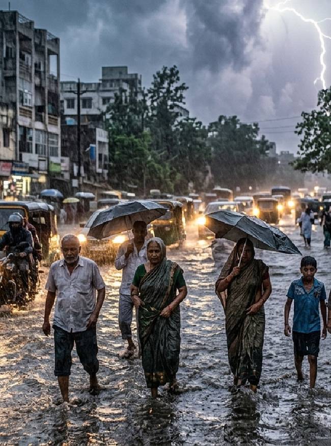 आज 15 राज्यों में बारिश को लेकर रेड अलर्ट