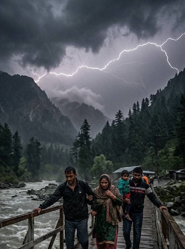 आज लैंडस्लाइड और जलभराव की चेतावनी