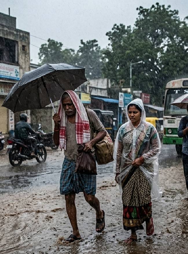 आज 15 राज्यों में बारिश की चेतावनी