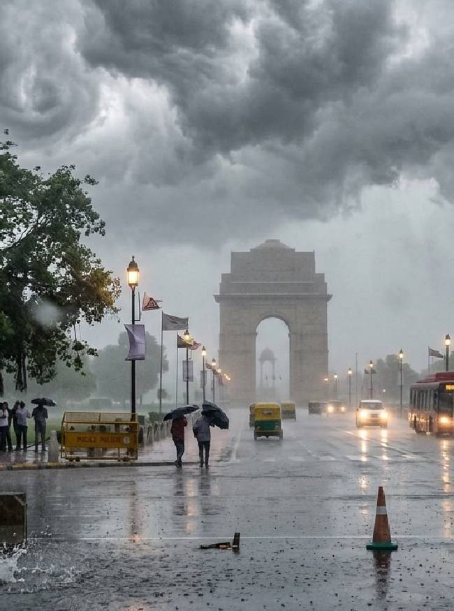 दिल्ली में इस हफ्ते जमकर बरसेंगे बादल