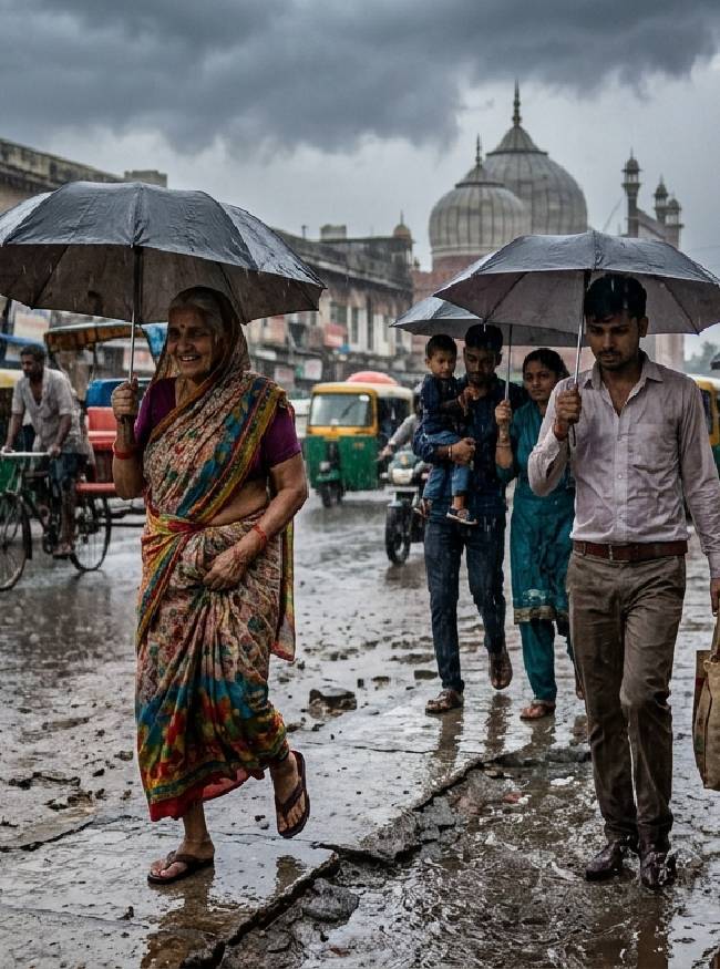 दिल्ली में आज भी बारिश होने का अलर्ट
