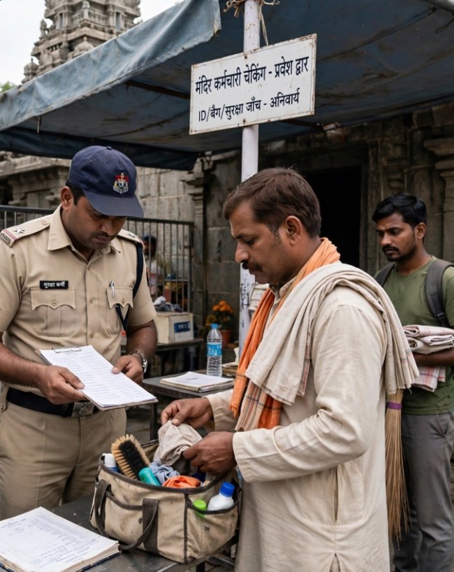 दो स्तरीय सुरक्षा और जांच